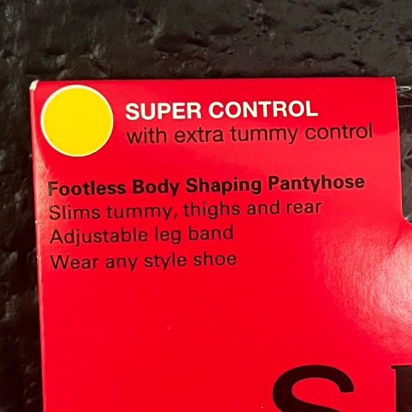 Spanx Footless Pantyhose super Control black size-B. NWT - Picture 4 of 4